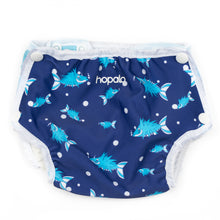 Load image into Gallery viewer, Evolving Bathing Suit Diaper 8-35 lbs, Alectrick-Aqua

