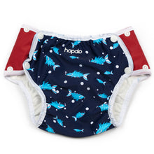 Load image into Gallery viewer, Evolving Bathing Suit Diaper 8-35 lbs, Alectrick-Aqua
